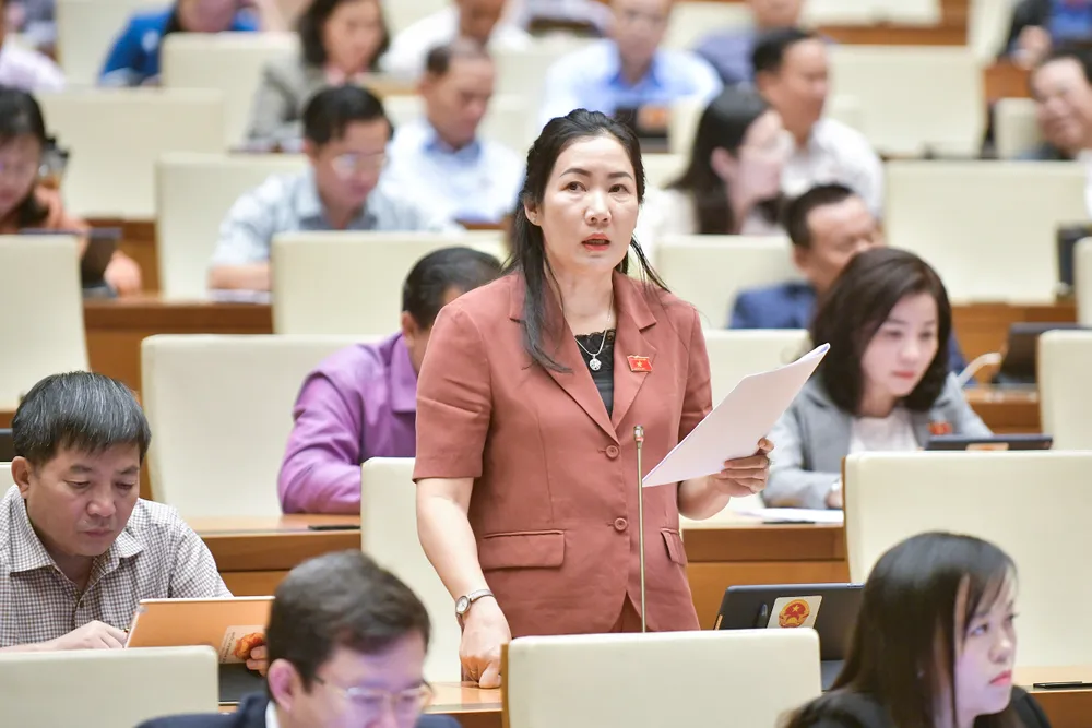 ĐB Trần Thị Thu Phước. Ảnh: QUANG PHÚC ĐB Trần Thị Thu Phước. Ảnh: QUANG PHÚC