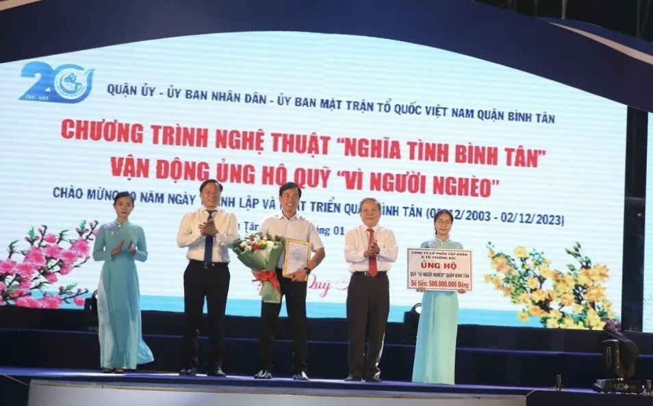 Quận Bình Tân hoàn thành mục tiêu không còn hộ nghèo theo chuẩn nghèo đa chiều của TPHCM, giai đoạn 2021-2025