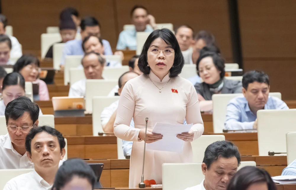 Đại biểu Quốc hội Nguyễn Thị Ngọc Xuân. Ảnh: QUANG PHÚC e8e9bb1c48d5e88bb1c4.jpg