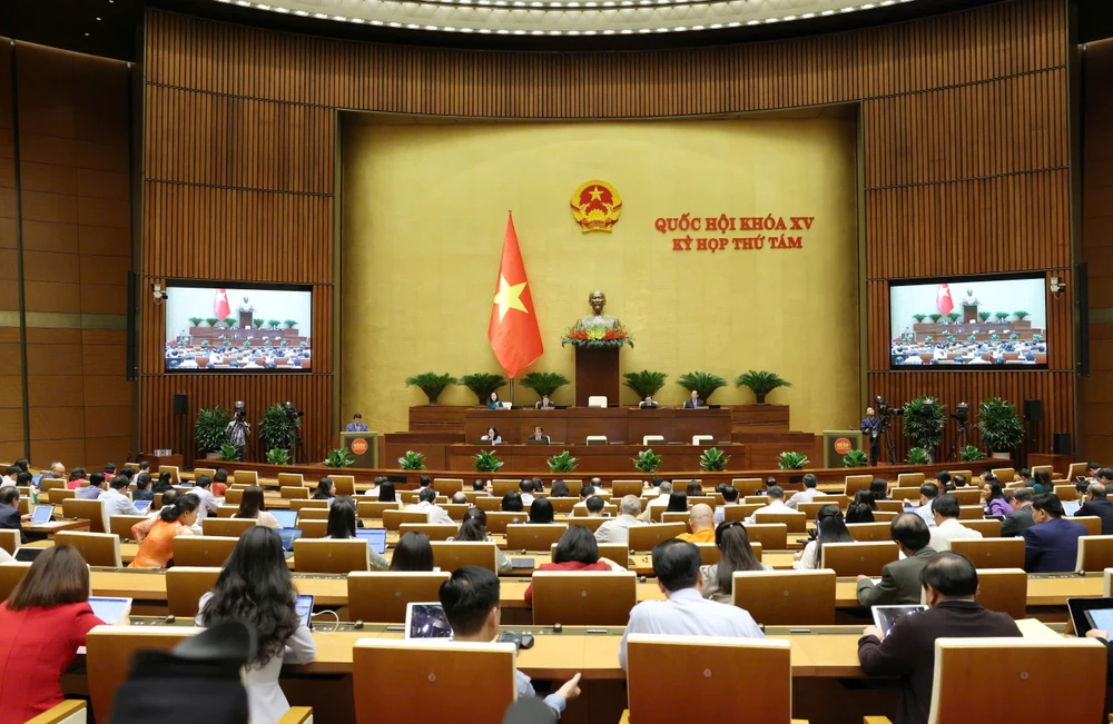 Quốc hội họp phiên chiều 20-11. Ảnh: QUANG PHÚC fe7e9c3492d9298770c8.jpg