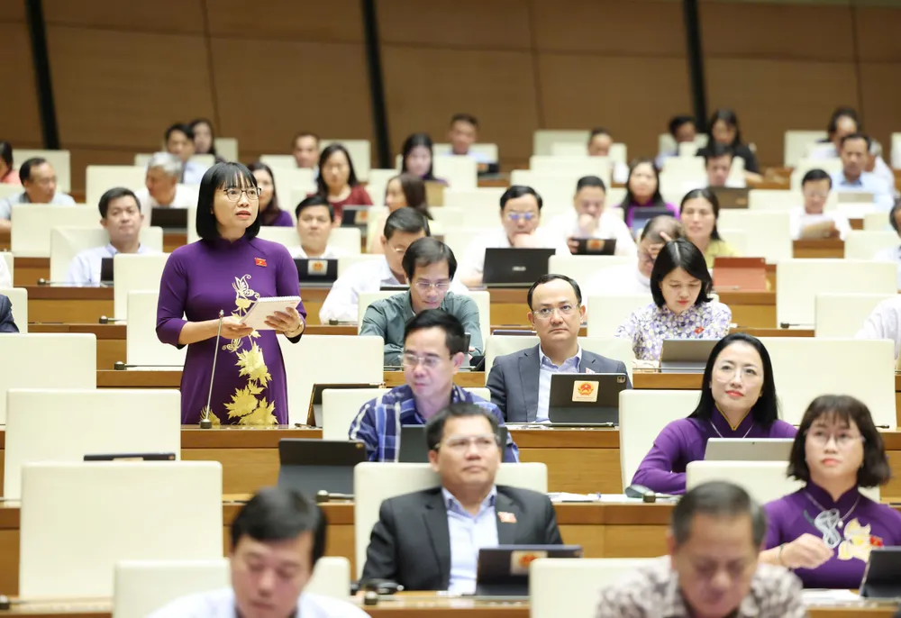 ĐB Nguyễn Thị Việt Nga (Hải Dương). Ảnh: QUANG PHÚC cb90cdb0314d8a13d35c-1.jpg