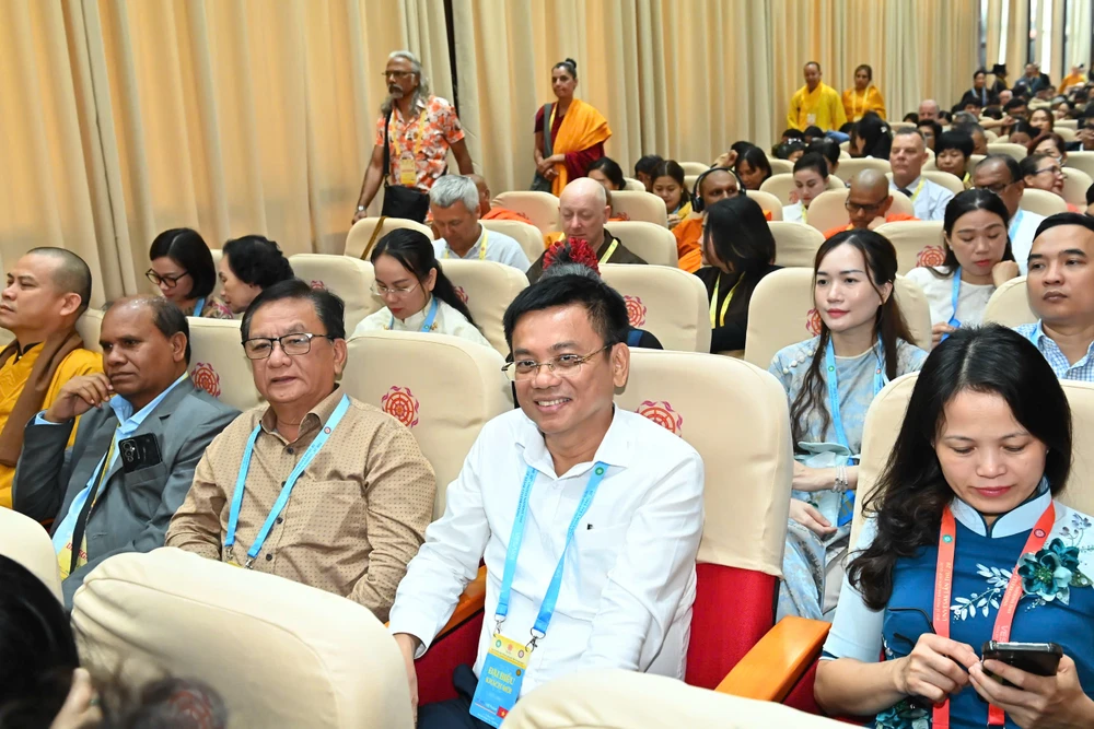 Đại biểu dự Đại lễ Vesak 2025. Ảnh: VIỆT DŨNG 977ad9dd963f24617d2e.jpg