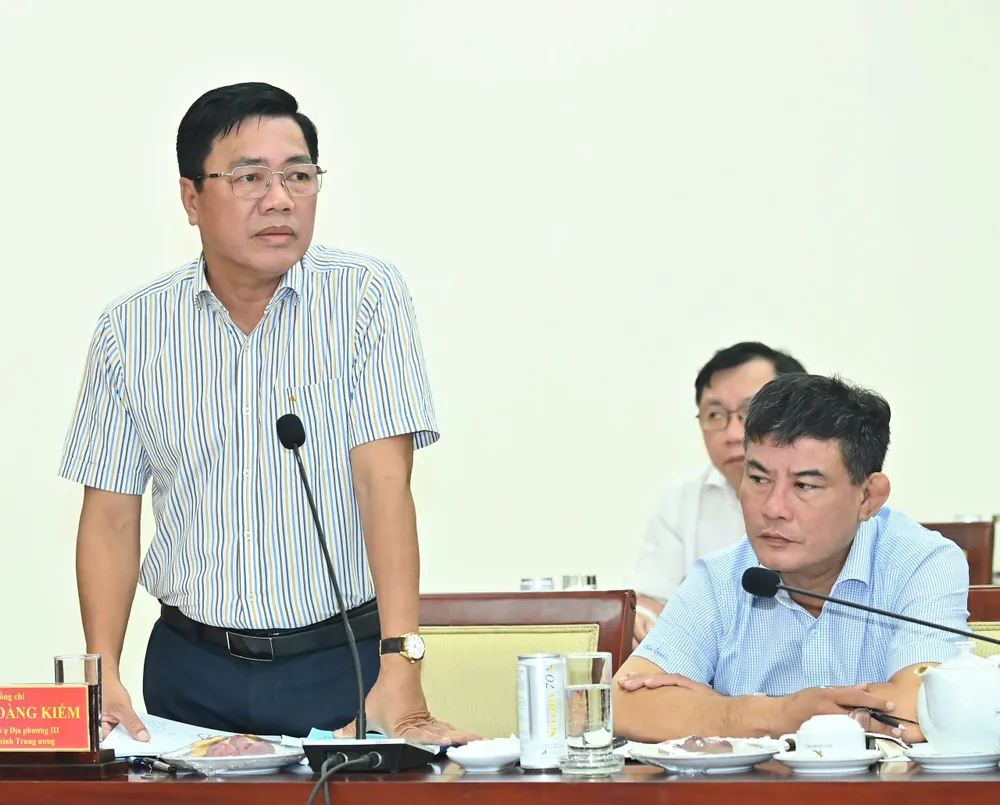 Vụ trưởng Vụ địa phương III Ban Nội chính Trung ương Trần Hoàng Kiếm. Ảnh: VIỆT DŨNG IMG_5294.jpeg