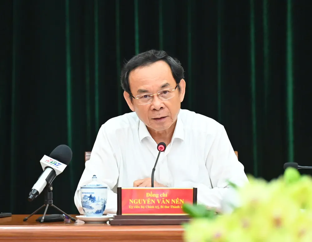 Bí thư Thành ủy TPHCM Nguyễn Văn Nên. Ảnh: VIỆT DŨNG 2fc0afe443caf494addb.jpg