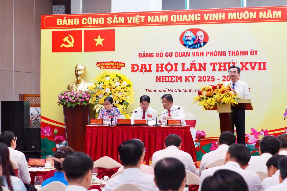 Đồng chí Nguyễn Thanh Nghị phát biểu chỉ đạo. Ảnh: HOÀNG HÙNG c6a1cf4e51bfe6e1bfae.jpg