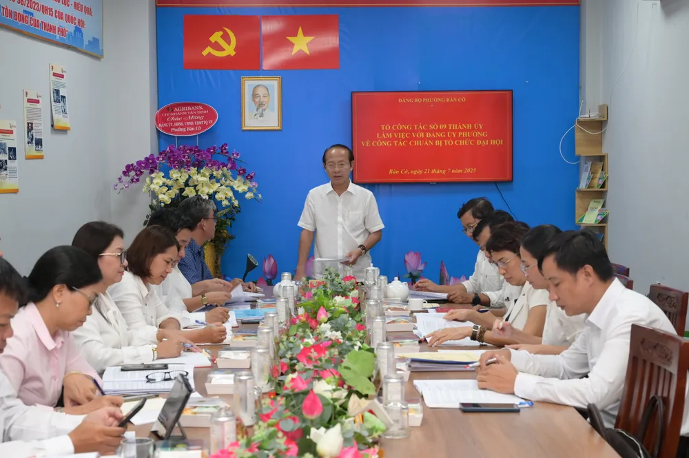 Đồng chí Võ Văn Dũng phát biểu kết luận. Ảnh: VĂN MINH DSC_5045.jpeg