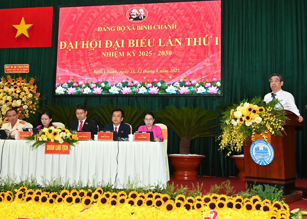 Đồng chí Nguyễn Phước Lộc phát biểu chỉ đạo. Ảnh: VIỆT DŨNG IMG_0501.jpeg