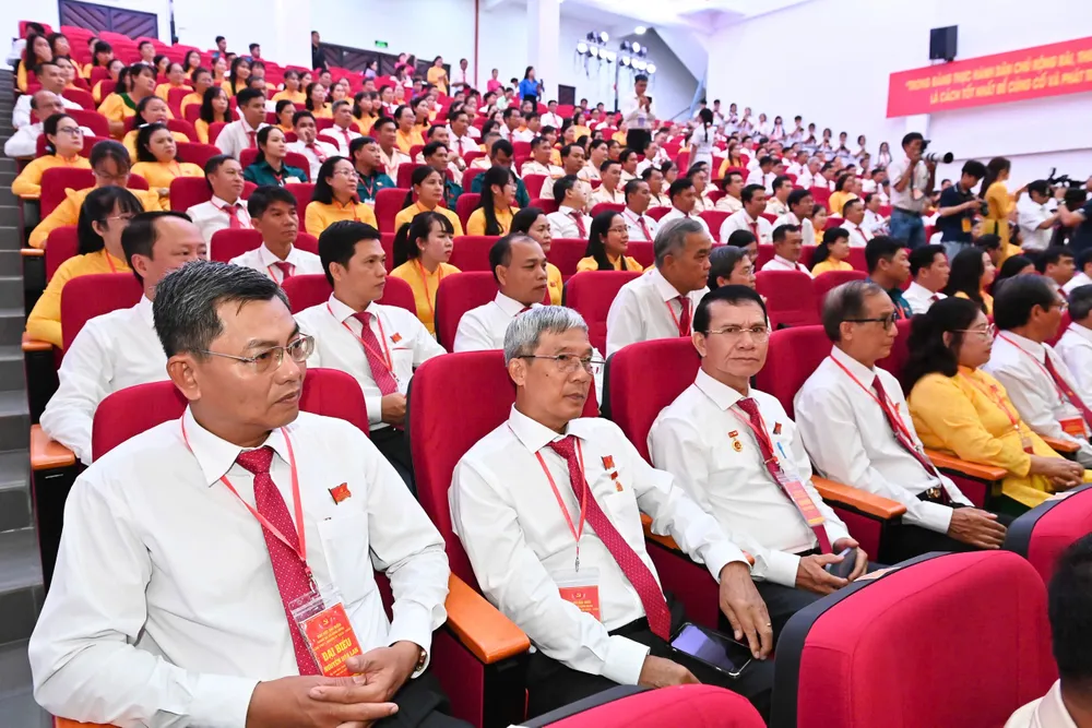 Đại biểu dự đại hội. Ảnh: VIỆT DŨNG IMG_0550.jpeg