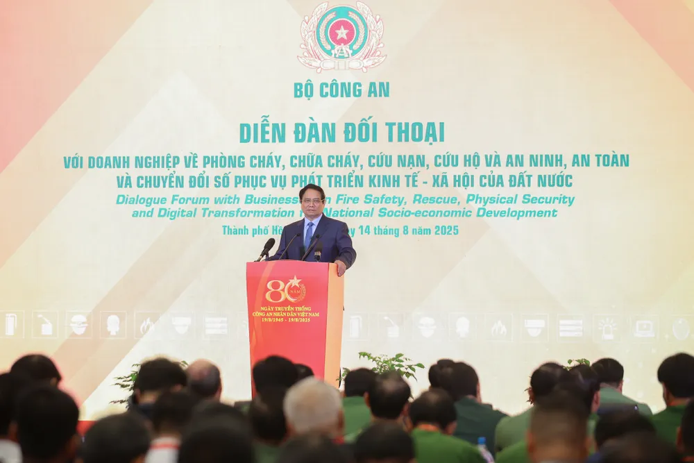 Thủ tướng Phạm Minh Chính phát biểu. Ảnh: NHẬT BẮC IMG_9270.JPG