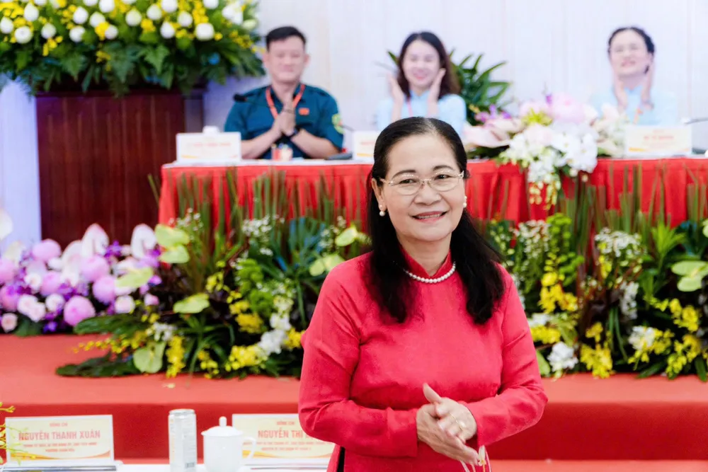 Đồng chí Nguyễn Thị Lệ đến dự đại hội IMG_0857.jpeg