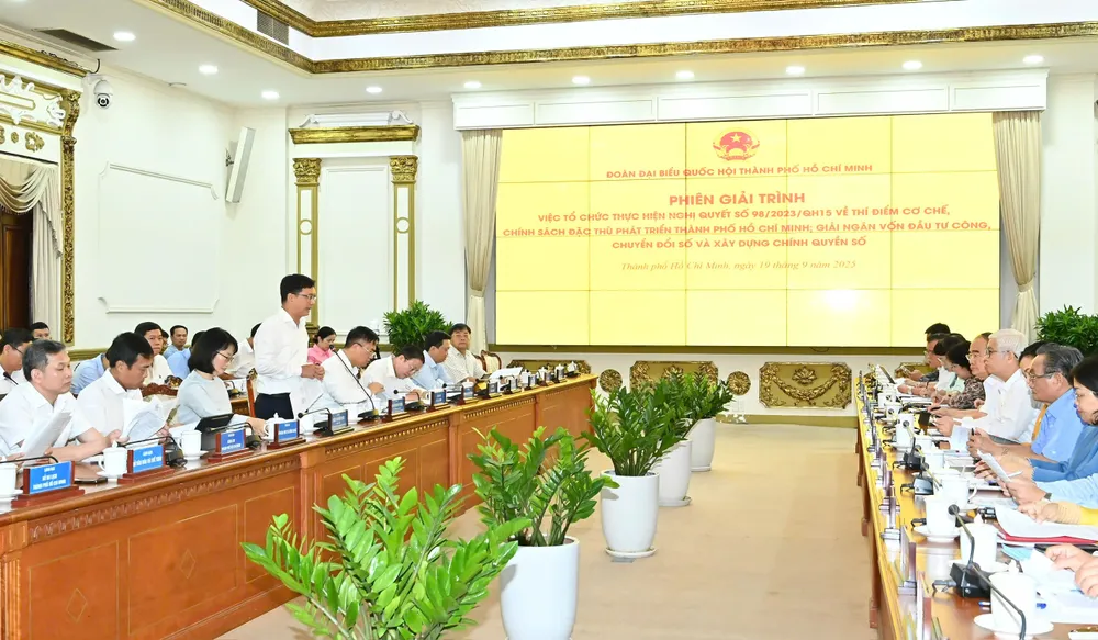 Phó Chủ tịch UBND TPHCM Nguyễn Mạnh Cường phát biểu. Ảnh: VIỆT DŨNG c89786eb808a0ad4539b.jpg