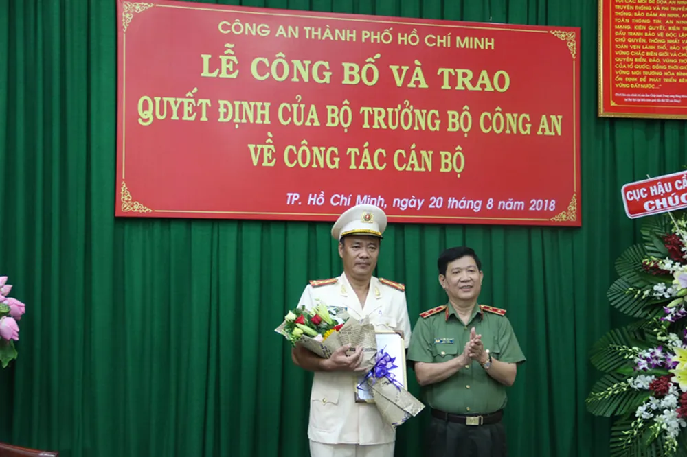 Công an TPHCM có Phó Giám đốc mới ảnh 1