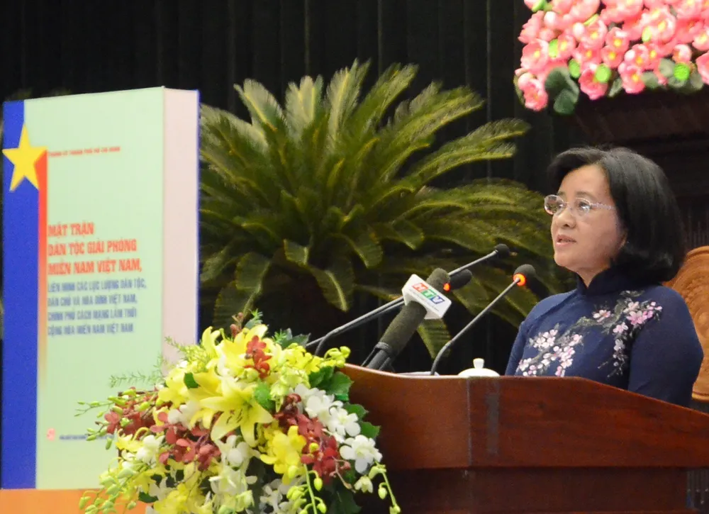 TPHCM công bố bộ sách về Mặt trận, Liên minh và Chính phủ Cách mạng ảnh 2 TPHCM công bố bộ sách về Mặt trận, Liên minh và Chính phủ Cách mạng ảnh 2