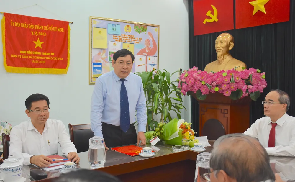 Trưởng ban Nội chính Thành ủy TPHCM Trần Thế Lưu nghỉ hưu ảnh 2 Trưởng ban Nội chính Thành ủy TPHCM Trần Thế Lưu nghỉ hưu ảnh 2