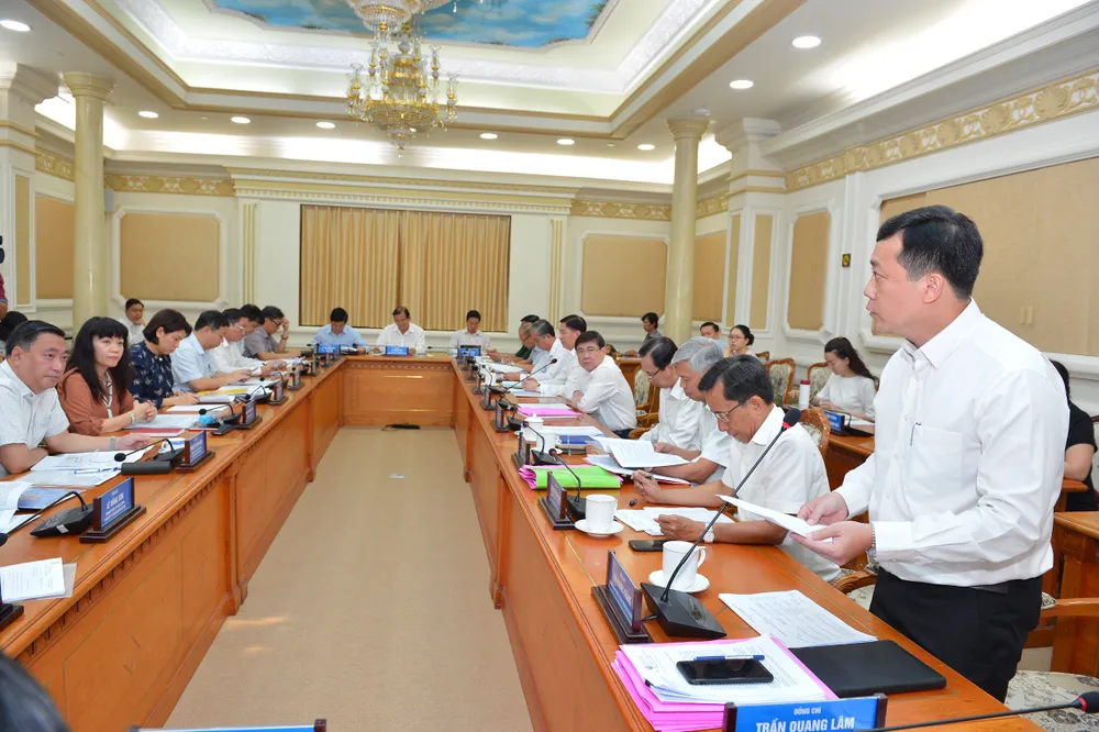 Chủ tịch UBND TPHCM Nguyễn Thành Phong: Xác lập rõ trách nhiệm để đẩy nhanh dự án đầu tư ảnh 2 Chủ tịch UBND TPHCM Nguyễn Thành Phong: Xác lập rõ trách nhiệm để đẩy nhanh dự án đầu tư ảnh 2