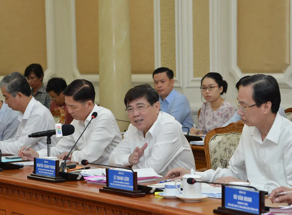 Chủ tịch UBND TPHCM Nguyễn Thành Phong: Xác lập rõ trách nhiệm để đẩy nhanh dự án đầu tư ảnh 4 Chủ tịch UBND TPHCM Nguyễn Thành Phong: Xác lập rõ trách nhiệm để đẩy nhanh dự án đầu tư ảnh 4