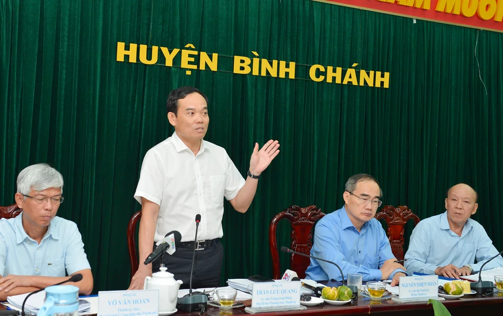 Bí thư Thành ủy TPHCM: Rà soát, xử lý hình sự đầu nậu phân lô đất nông nghiệp xây dựng không phép ảnh 5 Bí thư Thành ủy TPHCM: Rà soát, xử lý hình sự đầu nậu phân lô đất nông nghiệp xây dựng không phép ảnh 5