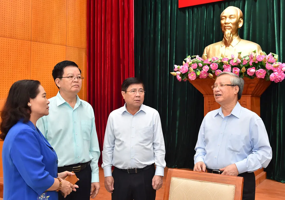 Thường trực Ban Bí thư làm việc với Thành ủy TPHCM về công tác tổ chức Đại hội Đảng ảnh 3 Thường trực Ban Bí thư làm việc với Thành ủy TPHCM về công tác tổ chức Đại hội Đảng ảnh 3