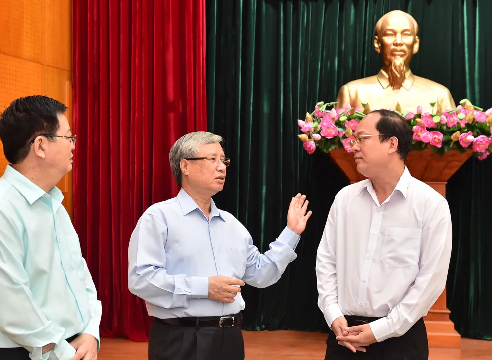 Thường trực Ban Bí thư làm việc với Thành ủy TPHCM về công tác tổ chức Đại hội Đảng ảnh 7 Thường trực Ban Bí thư làm việc với Thành ủy TPHCM về công tác tổ chức Đại hội Đảng ảnh 7