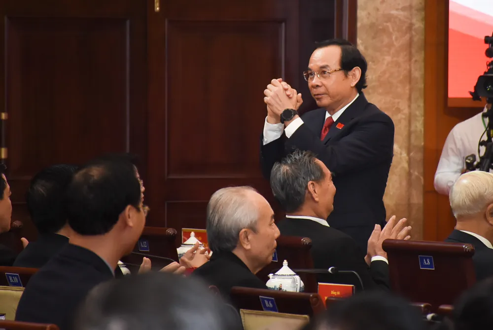Long trọng khai mạc Đại hội đại biểu Đảng bộ TPHCM lần thứ XI ảnh 3 Long trọng khai mạc Đại hội đại biểu Đảng bộ TPHCM lần thứ XI ảnh 3