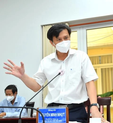Bí thư Thành ủy TPHCM kiểm tra công tác phòng chống dịch Covid-19 tại điểm nóng Bình Tân ảnh 3 Bí thư Thành ủy TPHCM kiểm tra công tác phòng chống dịch Covid-19 tại điểm nóng Bình Tân ảnh 3