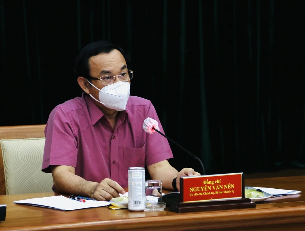 Bí thư Thành ủy TPHCM Nguyễn Văn Nên: TPHCM tiếp tục giãn cách thêm 2 tuần ảnh 1 Bí thư Thành ủy TPHCM Nguyễn Văn Nên: TPHCM tiếp tục giãn cách thêm 2 tuần ảnh 1