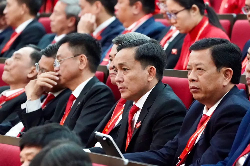 Đại biểu tham dự đại hội. Ảnh: HOÀNG HÙNG Đại biểu.jpg