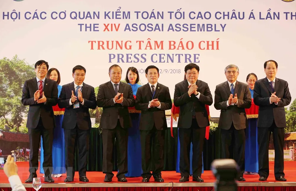 Khai trương Trung tâm Báo chí và họp báo về Đại hội ASOSAI 14  ​ ảnh 1