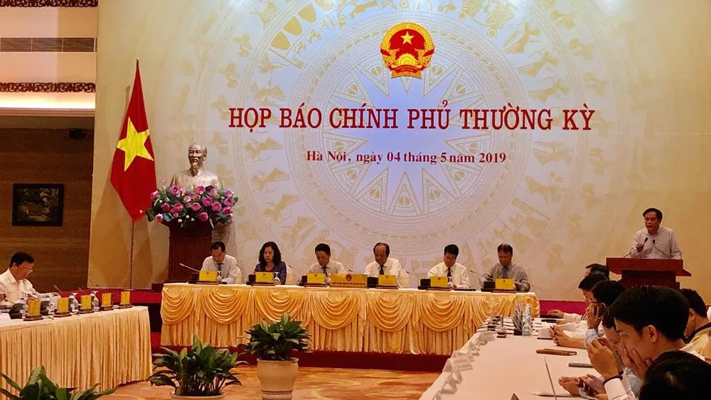 Quang cảnh buổi họp báo 