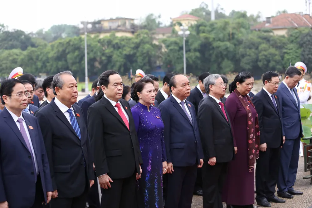 Khai mạc kỳ họp thứ 7: Đoàn kết, gương mẫu thực hiện nhiệm vụ, biến khó khăn thành cơ hội phát triển ảnh 3 Khai mạc kỳ họp thứ 7: Đoàn kết, gương mẫu thực hiện nhiệm vụ, biến khó khăn thành cơ hội phát triển ảnh 3