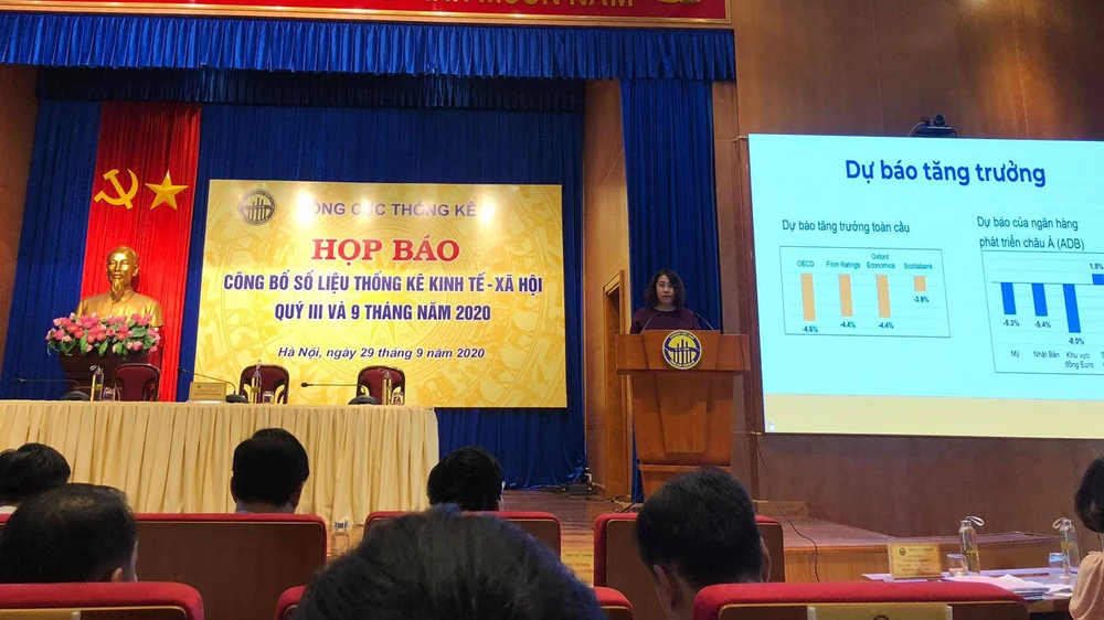 Quang cảnh buổi họp báo 