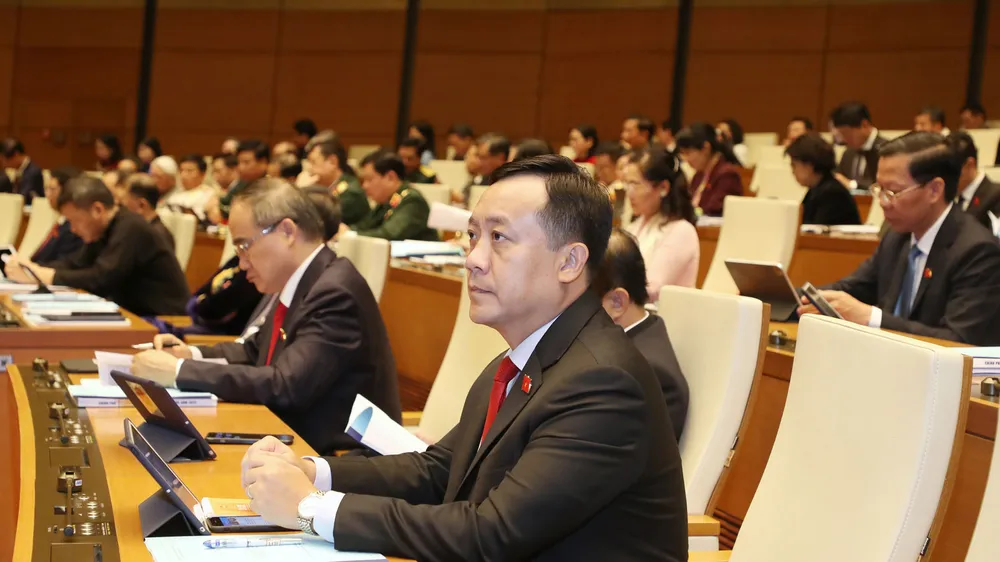 Quốc hội khai mạc trọng thể kỳ họp thứ 4 tại Hội trường Diên Hồng ảnh 5