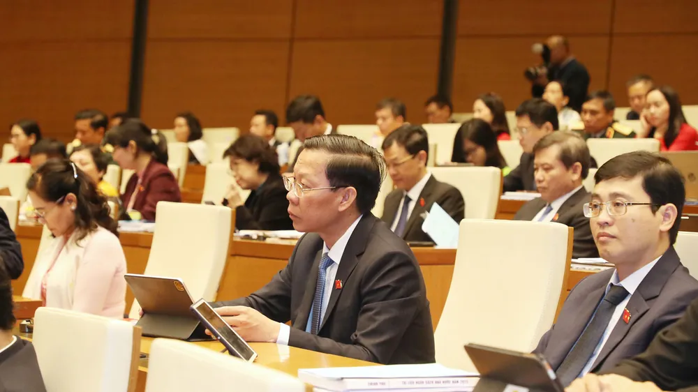 Quốc hội khai mạc trọng thể kỳ họp thứ 4 tại Hội trường Diên Hồng ảnh 7