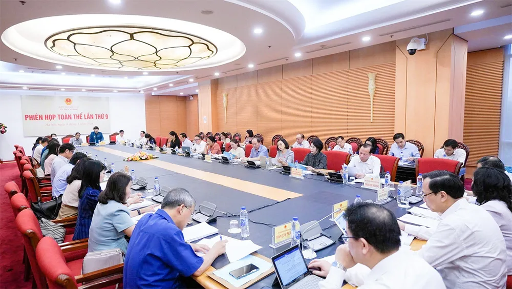 Quang cảnh phiên họp toàn thể lần thứ 9 của Ủy ban Xã hội Quang cảnh phiên họp toàn thể lần thứ 9 của Ủy ban Xã hội