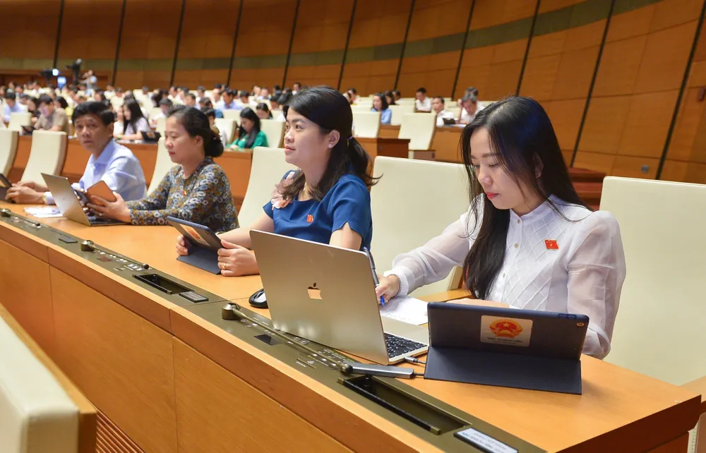 Đại biểu dự họp. Ảnh: QUANG PHÚC Đại biểu dự họp. Ảnh: QUANG PHÚC