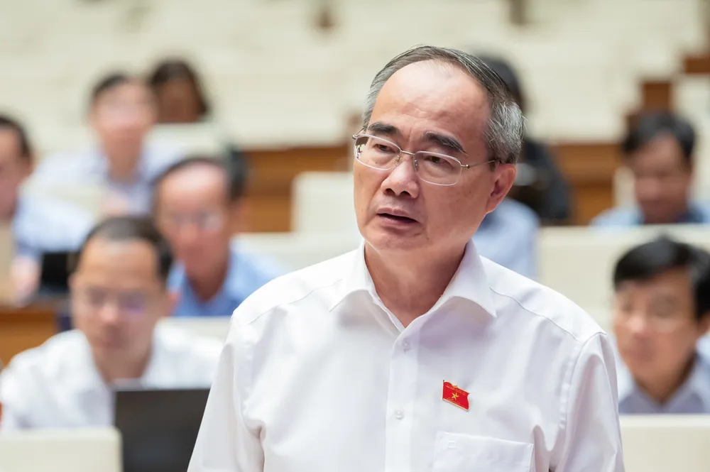 ĐB Nguyễn Thiện Nhân (TPHCM). Ảnh: VIẾT CHUNG