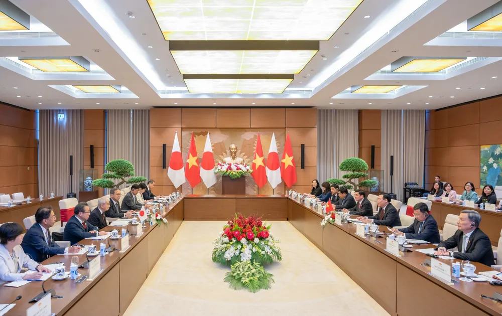 Quang cảnh cuộc hội đàm. Ảnh: VIẾT CHUNG Quang cảnh cuộc hội đàm. Ảnh: VIẾT CHUNG