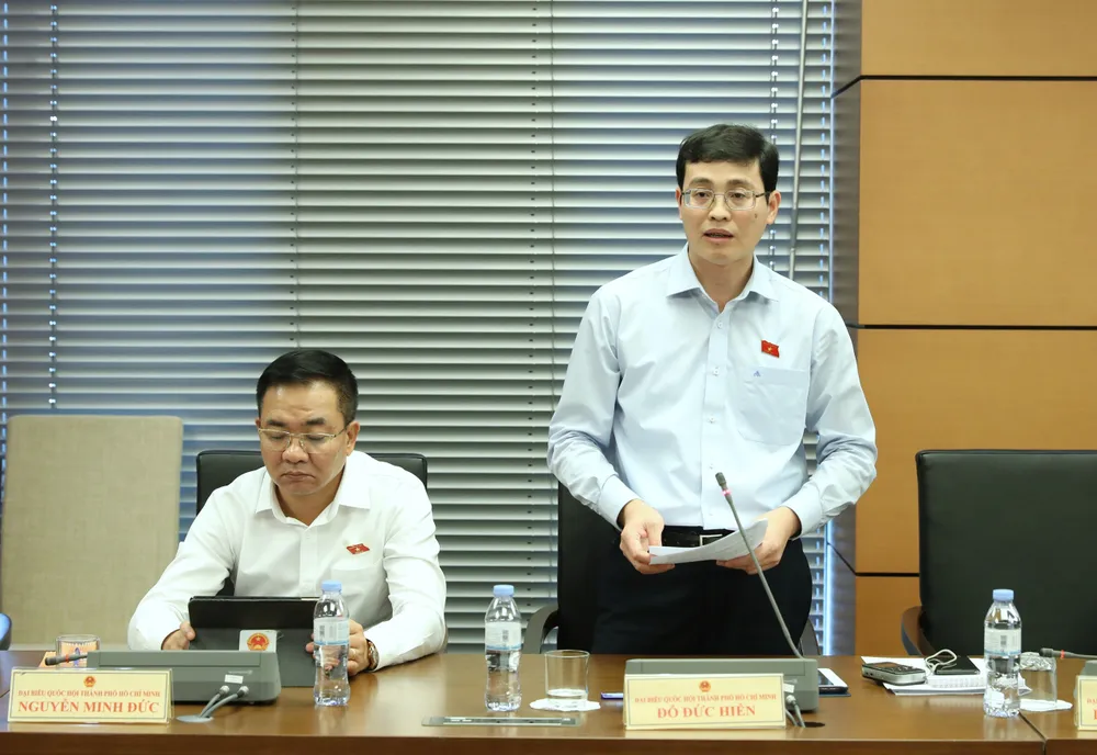 ĐB Đỗ Đức Hiển (TPHCM). Ảnh: QUANG PHÚC ĐB Đỗ Đức Hiển (TPHCM). Ảnh: QUANG PHÚC