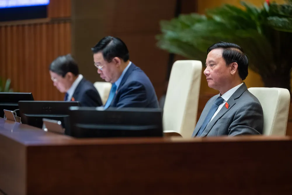 Lãnh đạo Quốc hội điều hành phiên họp