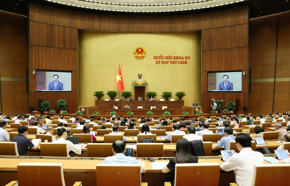 Quang cảnh phiên họp. Ảnh: QUANG PHÚC TC 7.jpg