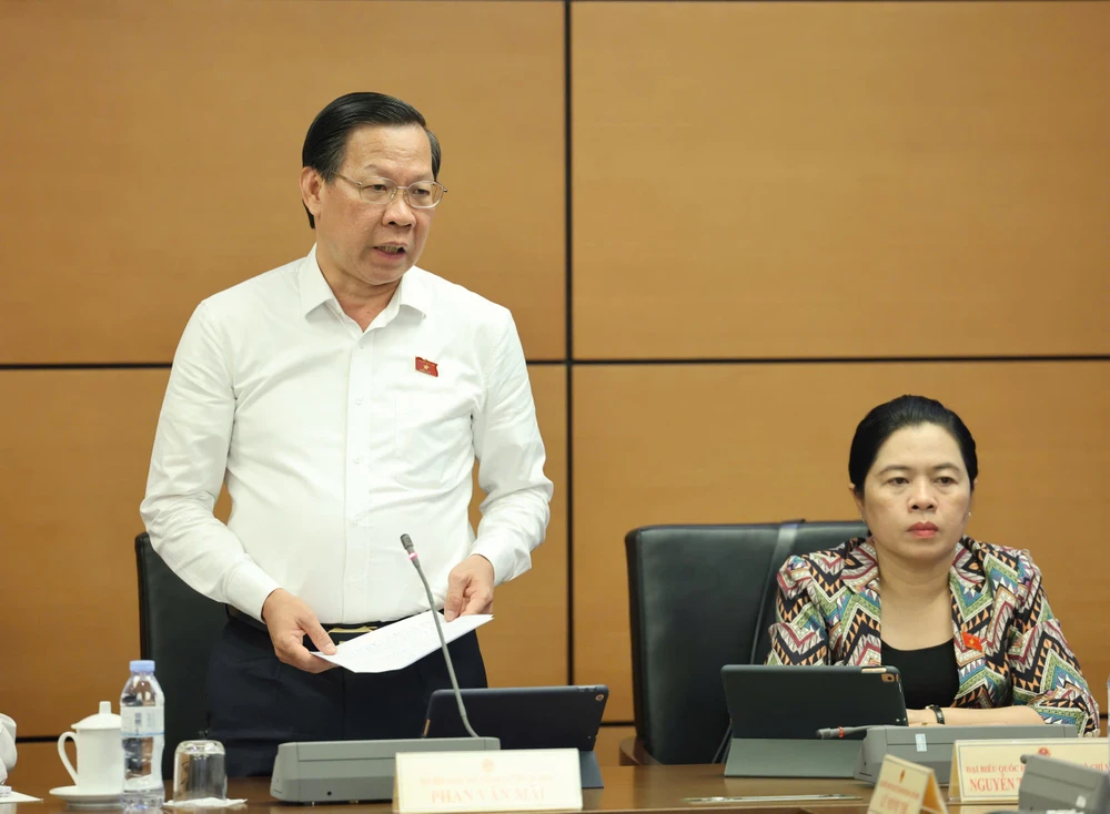 ĐB Phan Văn Mãi, Chủ nhiệm Ủy ban Kinh tế và Tài chính của Quốc hội. Ảnh: QUANG PHÚC MÃI .jpg