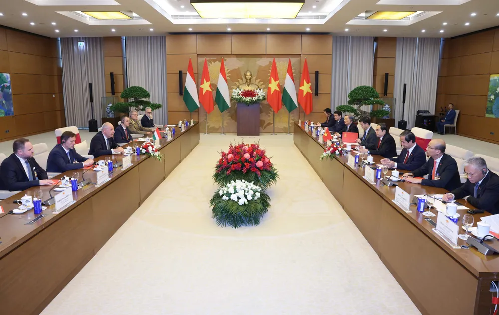 Quang cảnh hội kiến. Ảnh: QUANG PHÚC QCC .jpg