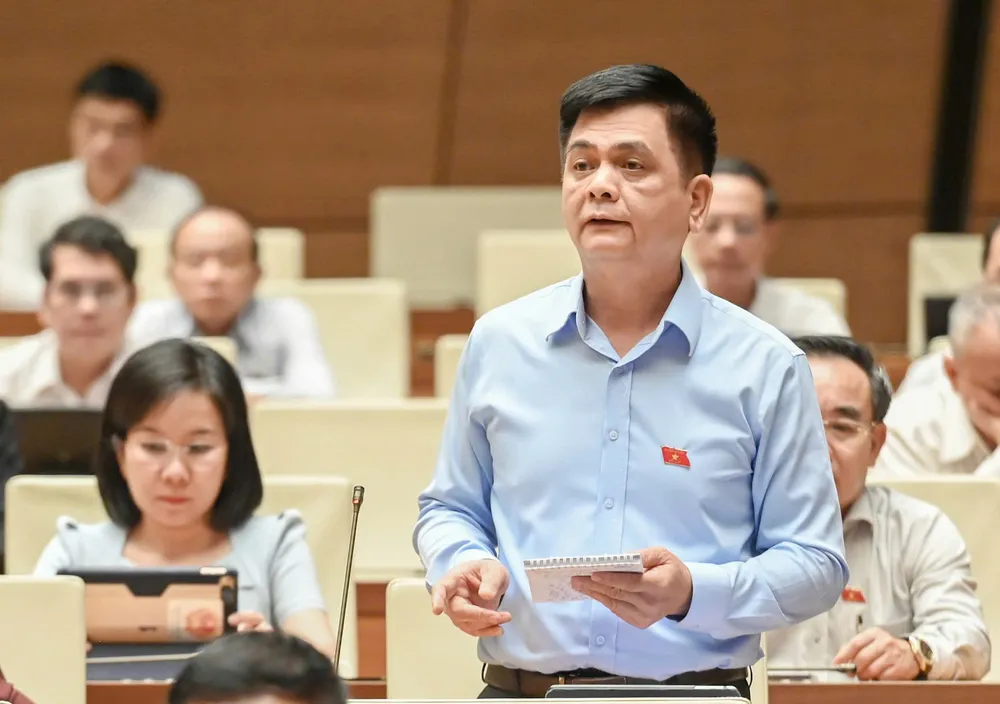 ĐB Nguyễn Lâm Thành (Lạng Sơn). Ảnh: VIẾT CHUNG M THÀNH .jpg