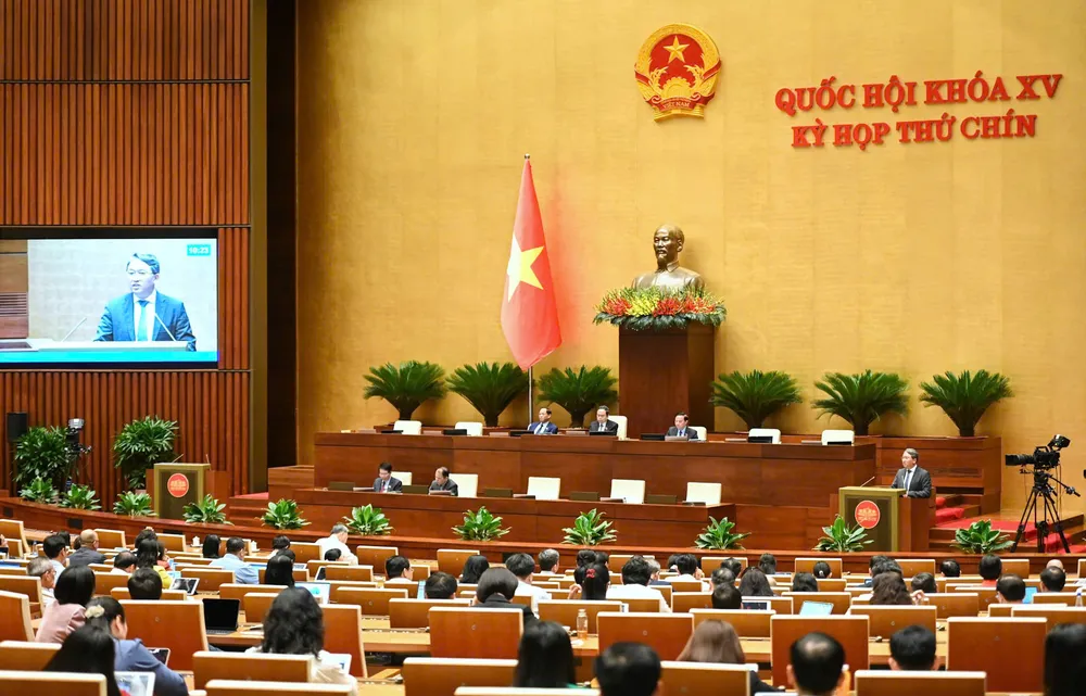 Quang cảnh hội trường Diên Hồng, chiều 29-5. Ảnh: VIẾT CHUNG QC 29.jpg
