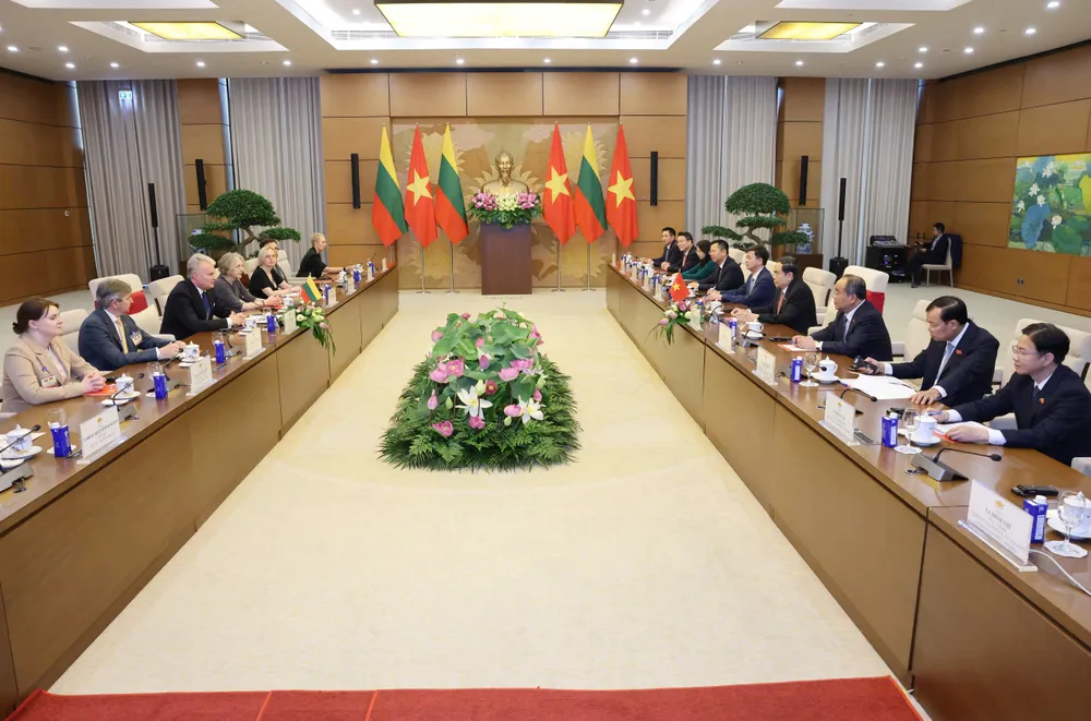 Quang cảnh buổi hội kiến. Ảnh: QUANG PHÚC QCC.jpg