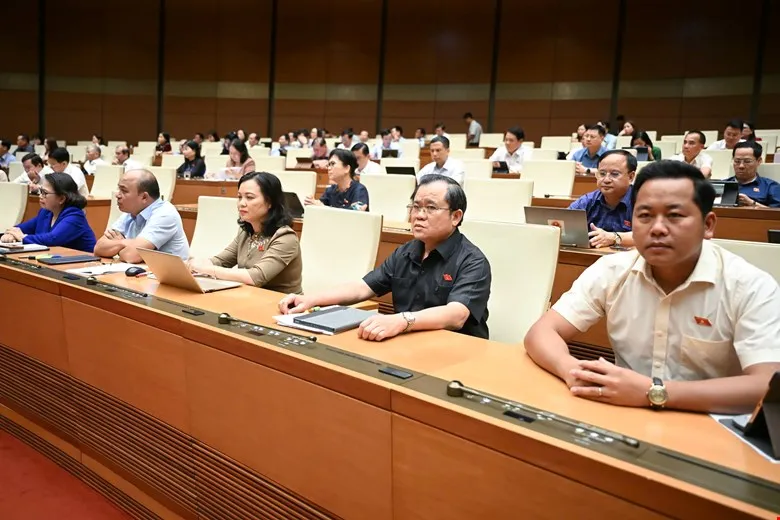 Đại biểu Quốc hội dự họp NGHE .jpg