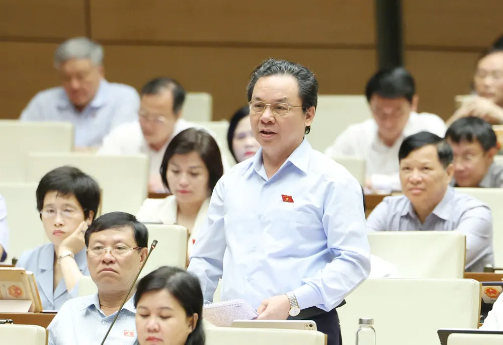 ĐB Hoàng Văn Cường (Hà Nội). Ảnh: QUANG PHÚC HOÀNG VĂN CƯỜNG .jpeg