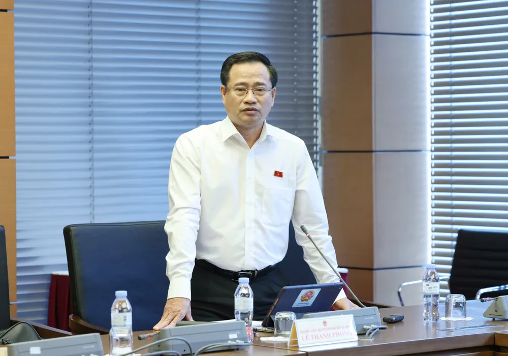 Đại biểu Lê Thanh Phong (TPHCM). Ảnh: QUANG PHÚC LÊ THANH PHONG .jpeg