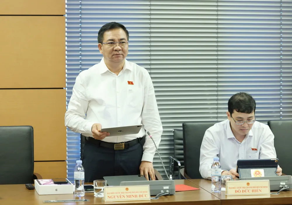 ĐB Nguyễn Minh Đức (TPHCM). Ảnh: QUANG PHÚC