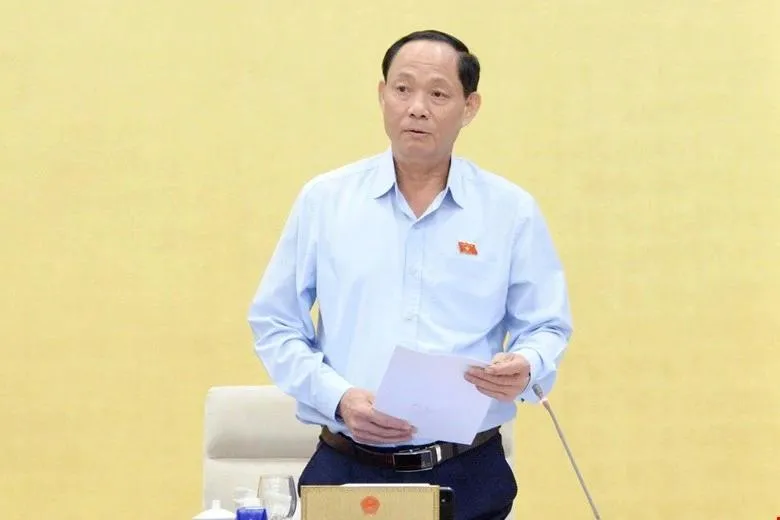Phó Chủ tịch Quốc hội Trần Quang Phương phát biểu tại phiên họp. Ảnh: VIẾT CHUNG PHƯƠNGn 1.jpg